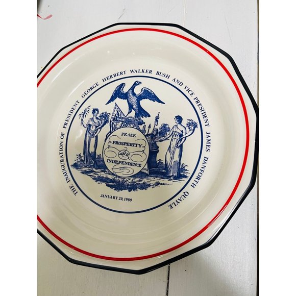 The Inauguration Of President George Herbert Walker Bush Plate - Picture 6 of 7
